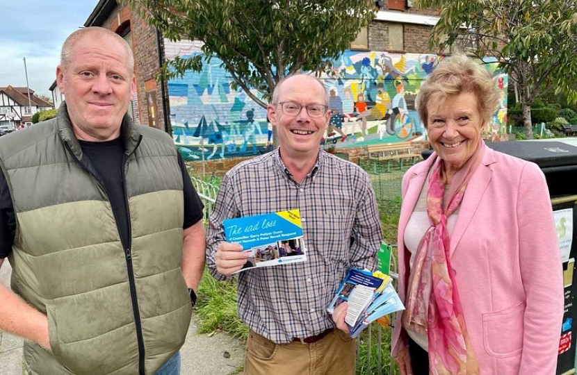 Nick Lewry, Peter Revell and Vanessa Brown