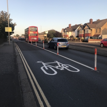 Old Shoreham Road cycle lane